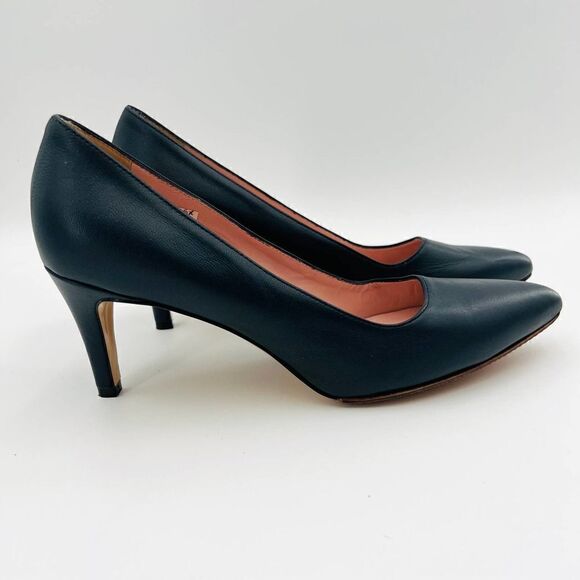 gravitypope EVA 12 Pointy Toe Leather Blue Pump Size 39 - Picture 5 of 11